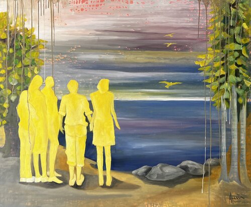 Look at the horizon by Nicola Quici, Painting for Sale on Select