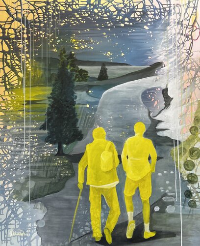 The hike by Nicola Quici, Painting for Sale on Select