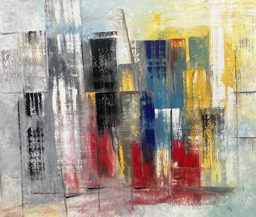 The big city by Nicola Quici, Painting for Sale on Select
