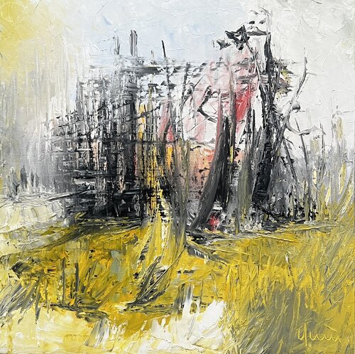 Wald recycling by Nicola Quici, Painting for Sale on Select