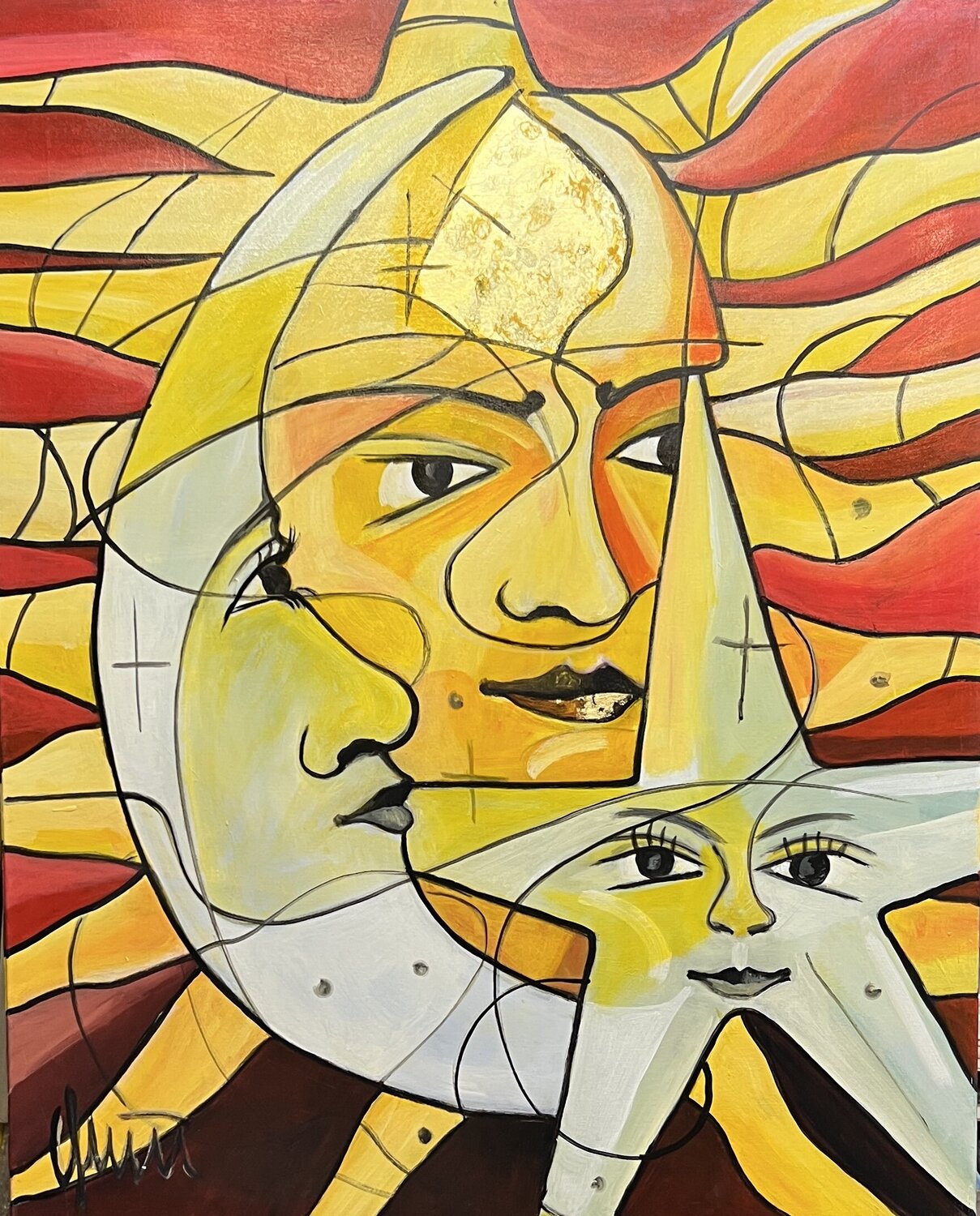 Die Gestirne Nicola Quici Original painting for sale