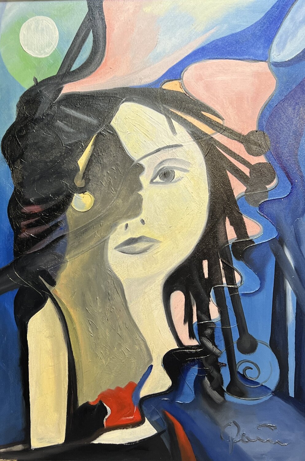 La Luna ( Lunatica ) Nicola Quici Original painting for sale