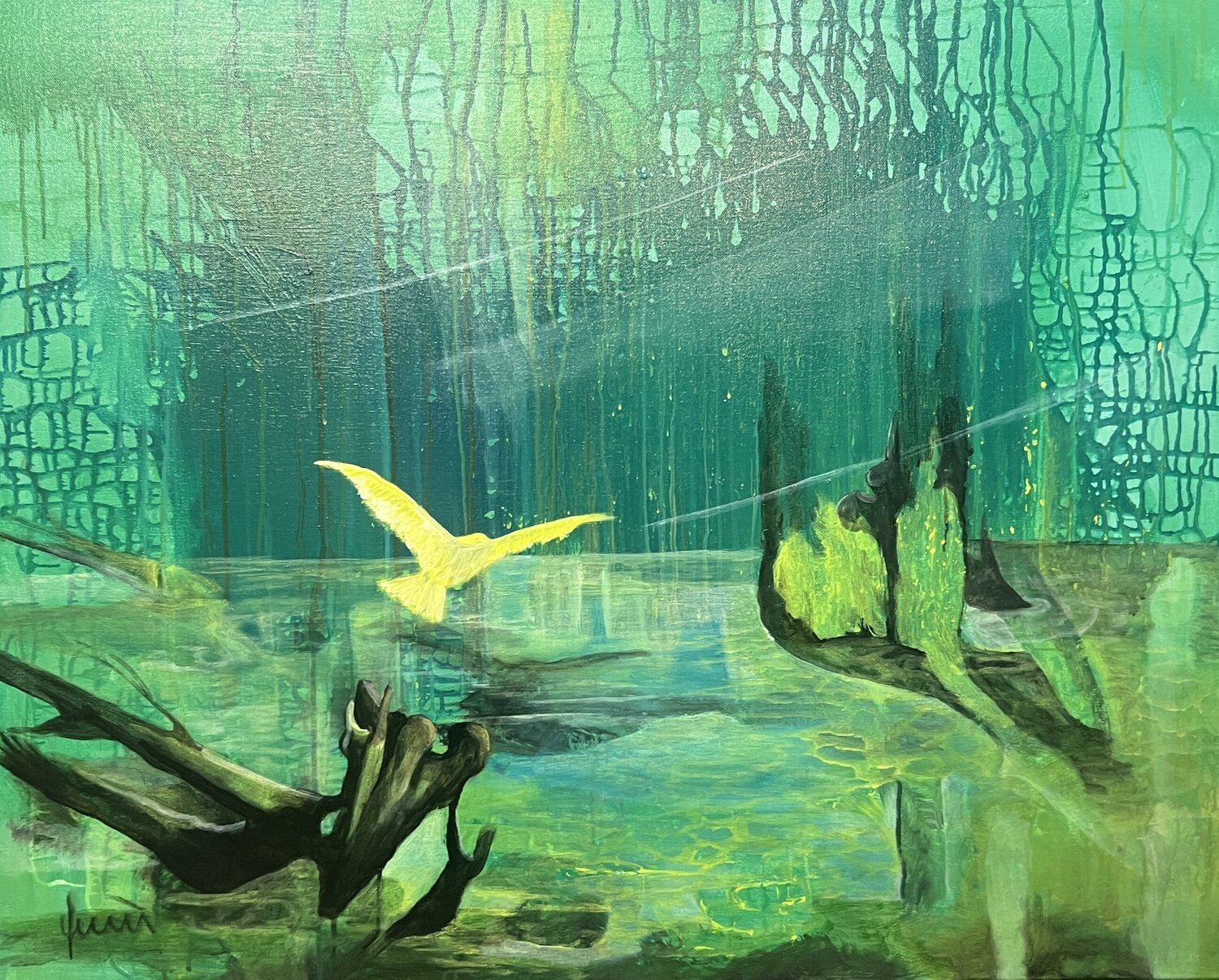 Biotop naturale Nicola Quici Original painting for sale