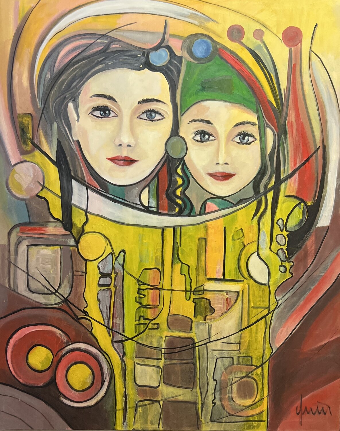 Experience ( Erleben) Nicola Quici Original painting for sale