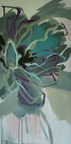Eukalyptus shades by Boryana Nindl, Painting for Sale on Select