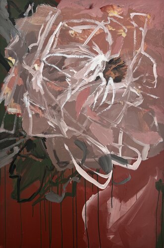 Bulgarian rose by Boryana Nindl, Painting for Sale on Select