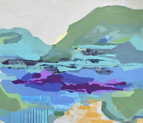 Far far away by Boryana Nindl, Painting for Sale on Select
