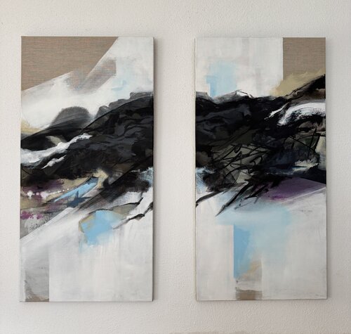 Escape twice by Boryana Nindl, Painting for Sale on Select