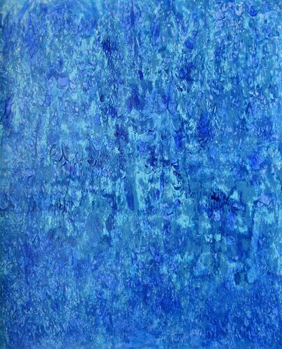 Rouleau bleu by Artiste H. E., Painting for Sale on Select