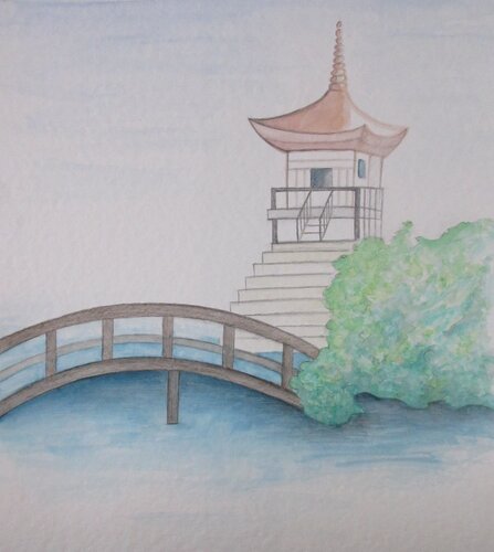 Pont by Artiste H. E., Painting for Sale on Select