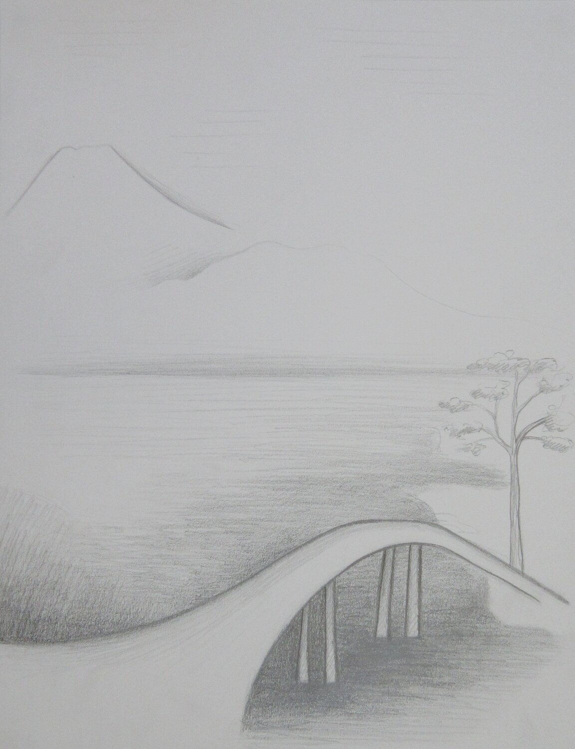 Montagne Artiste H. E. Original painting for sale