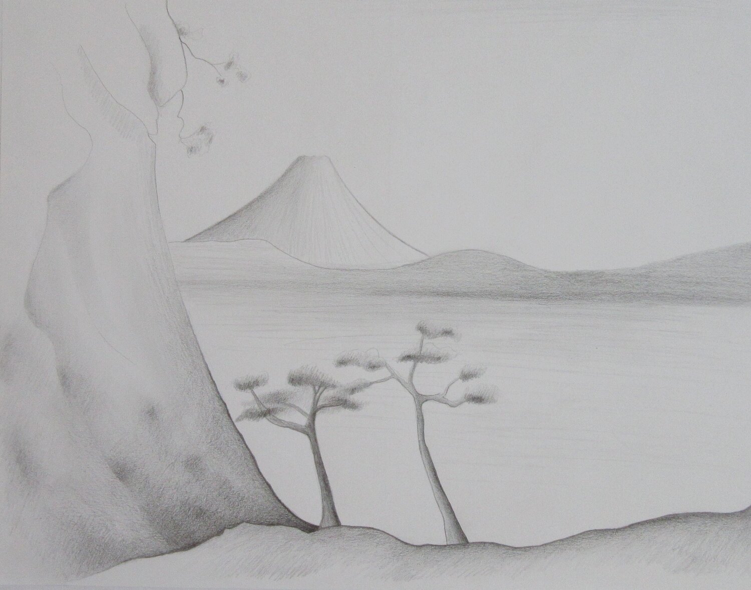 Paysage Artiste H. E. Original painting for sale