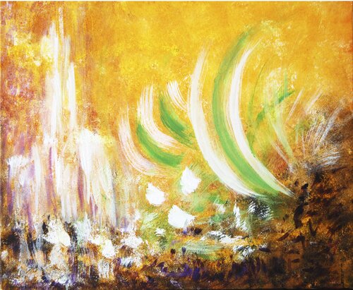 Energies Vitales by Marie-Claude ELLHËA, Painting for Sale on Select