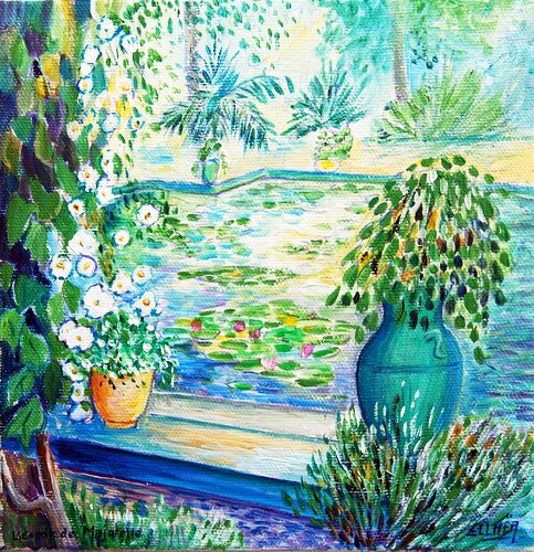 Esprit de Majorelle by Marie-Claude ELLHËA, Painting for Sale on Select