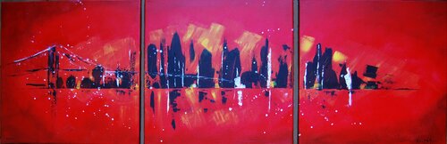 Brooklyn by Marie-Claude ELLHËA, Painting for Sale on Select