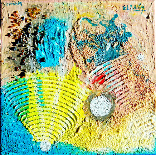 L'éventail - The fan by Marie-Claude ELLHËA, Painting for Sale on Select