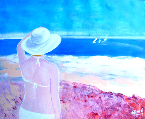 In The Sun von Marie-Claude ELLHËA, Malerei kaufen auf Select