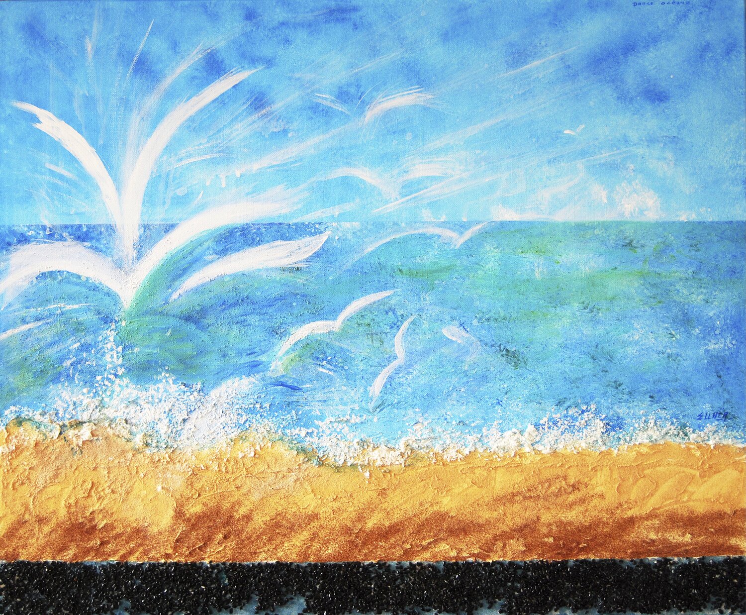 Danse Océane Marie-Claude ELLHËA Original painting for sale