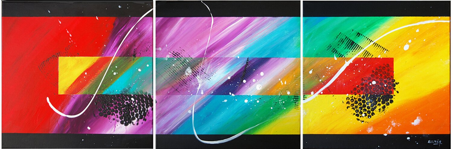 Crescendo Marie-Claude ELLHËA Original painting for sale