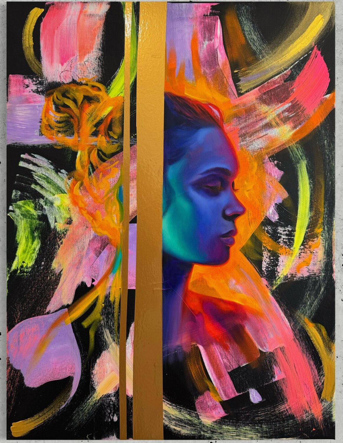 Golden Hour Lisa Müller Original painting for sale