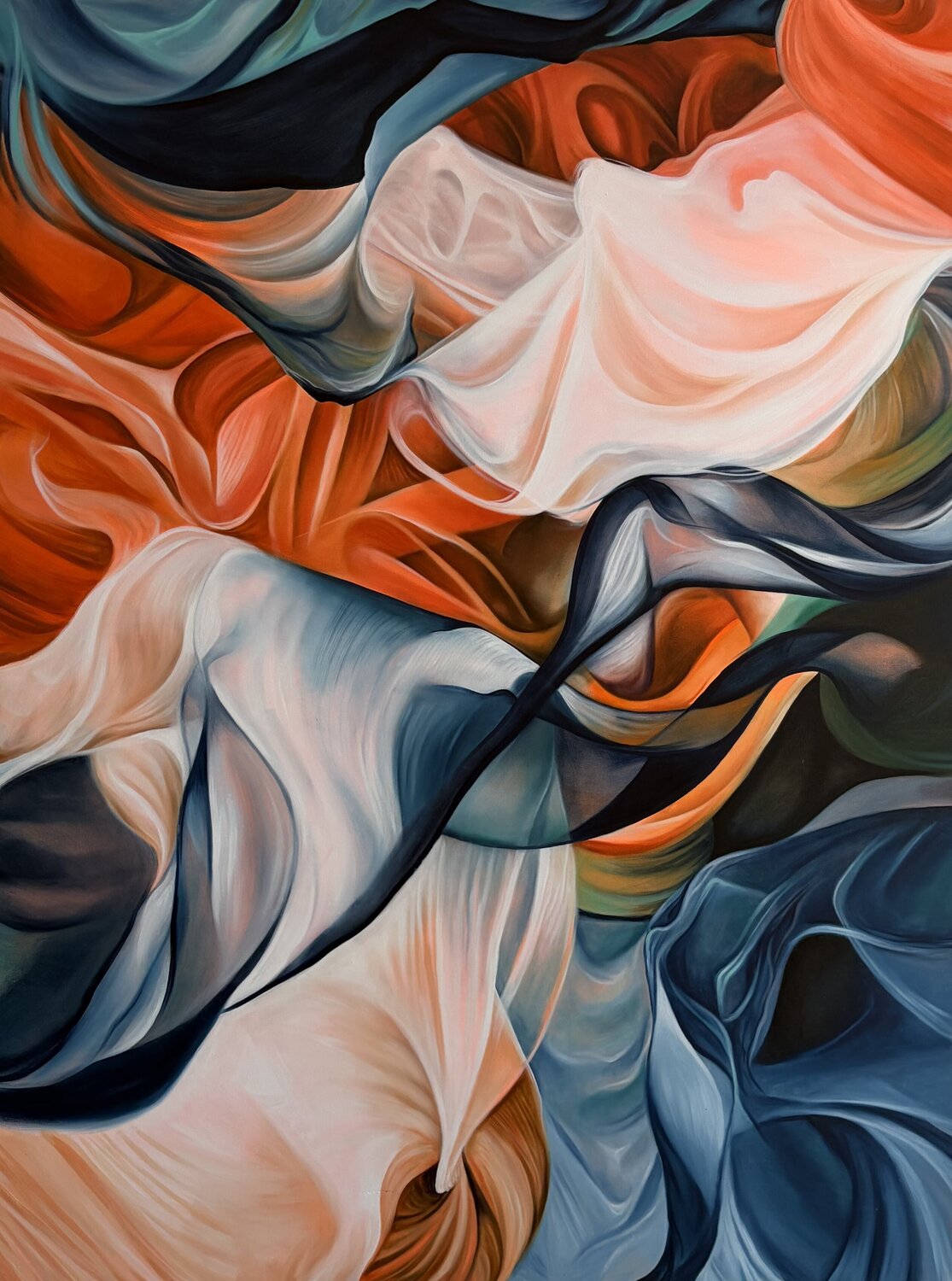 SHIFTING ENERGIES Lisa Müller Original painting for sale