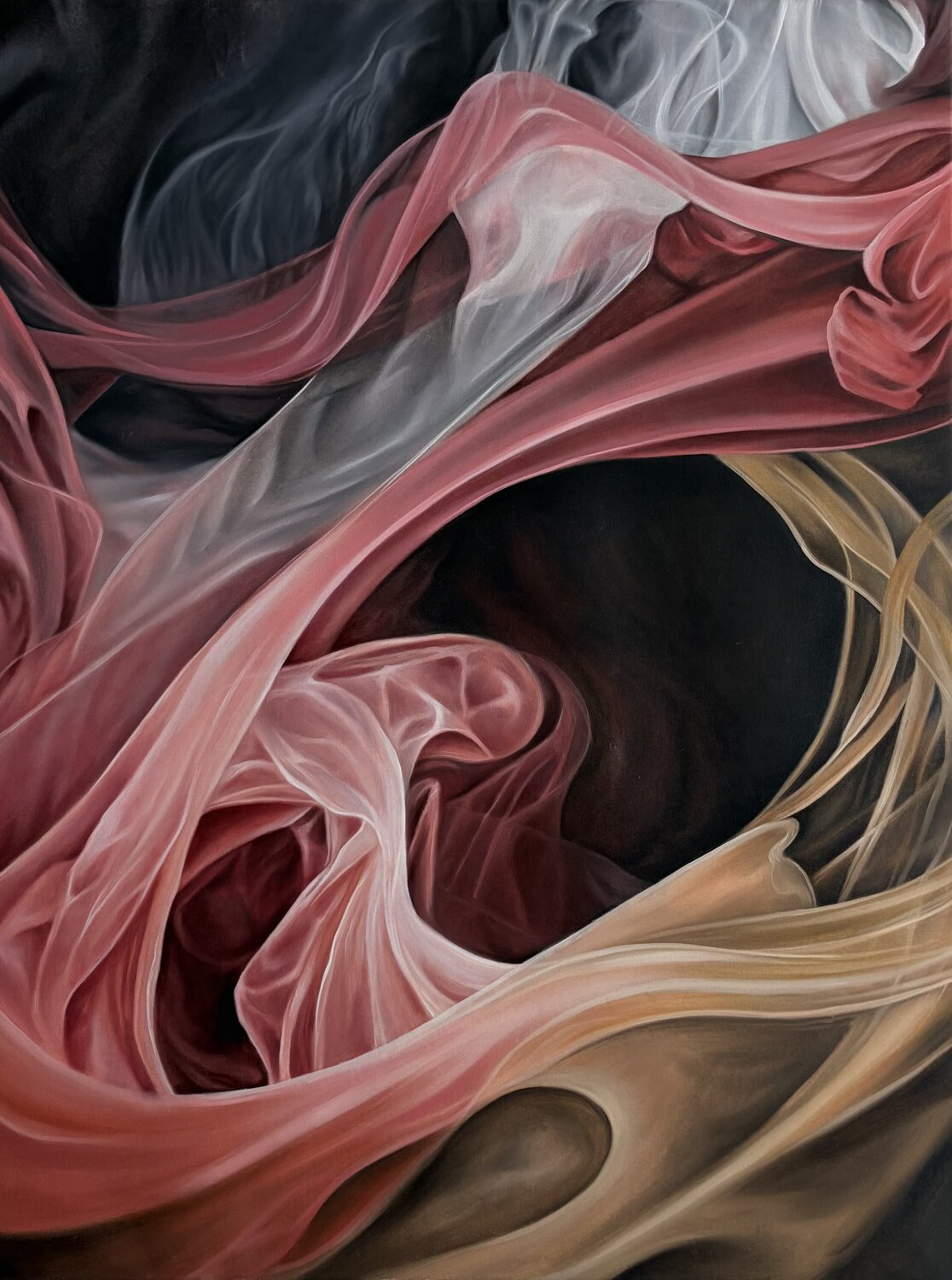 QUIET DEPTHS Lisa Müller Original painting for sale