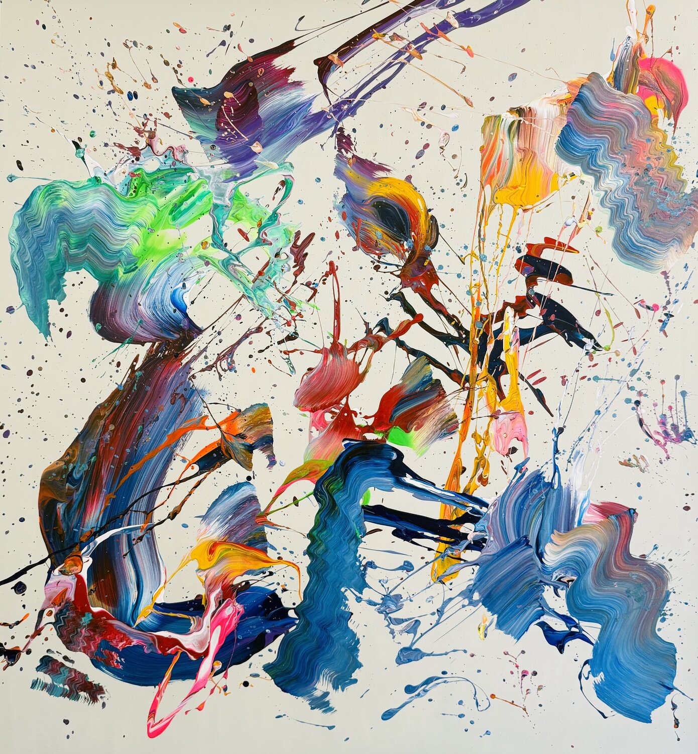 Waves Ilja Freer Original painting for sale