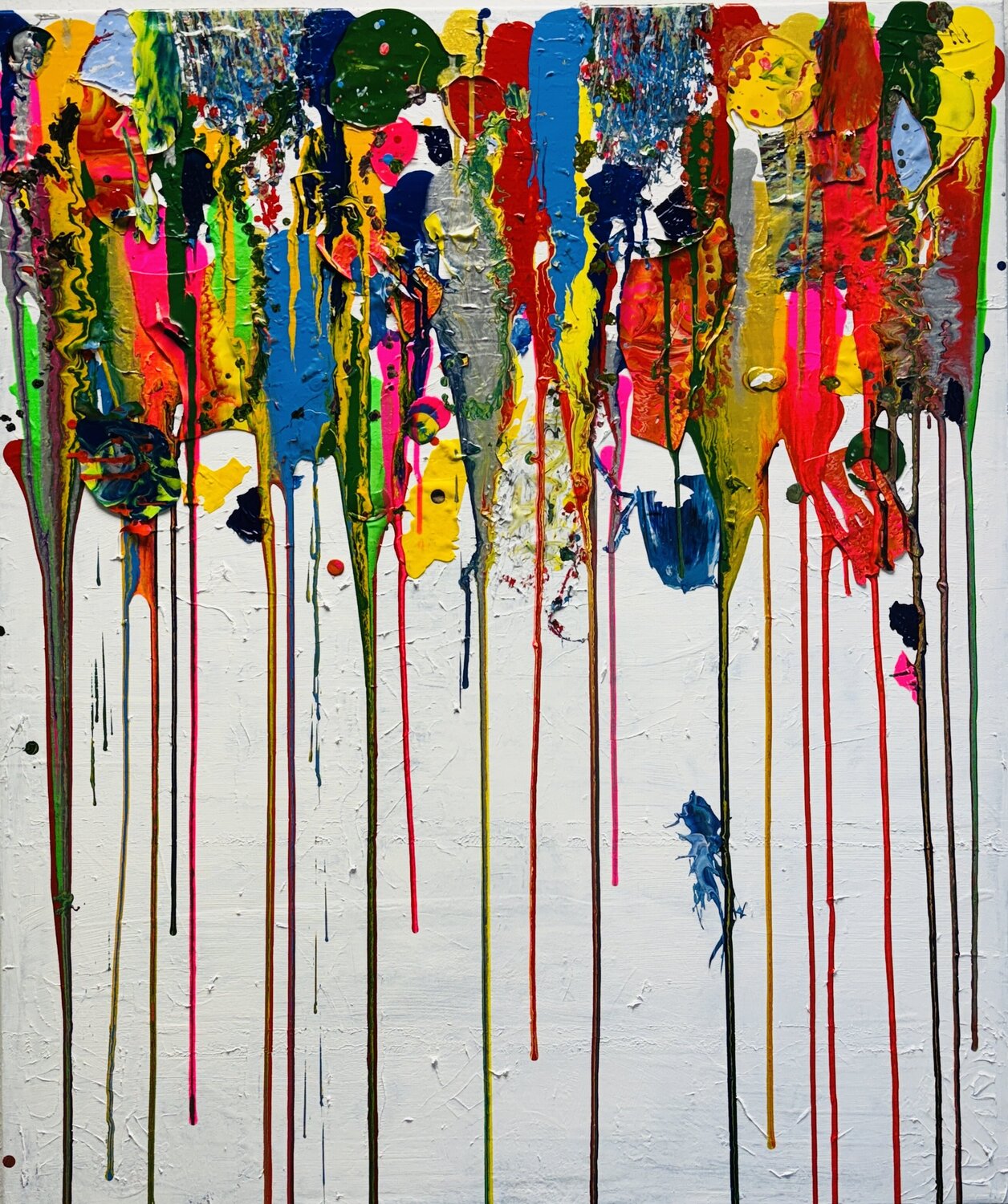 Colourful Clouds II Ilja Freer Original painting for sale