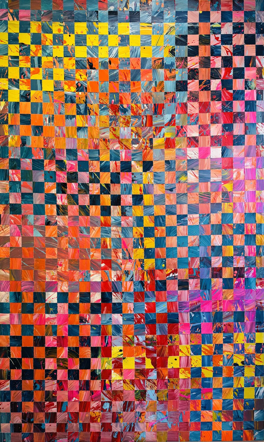 Colorquake Ilja Freer Original painting for sale
