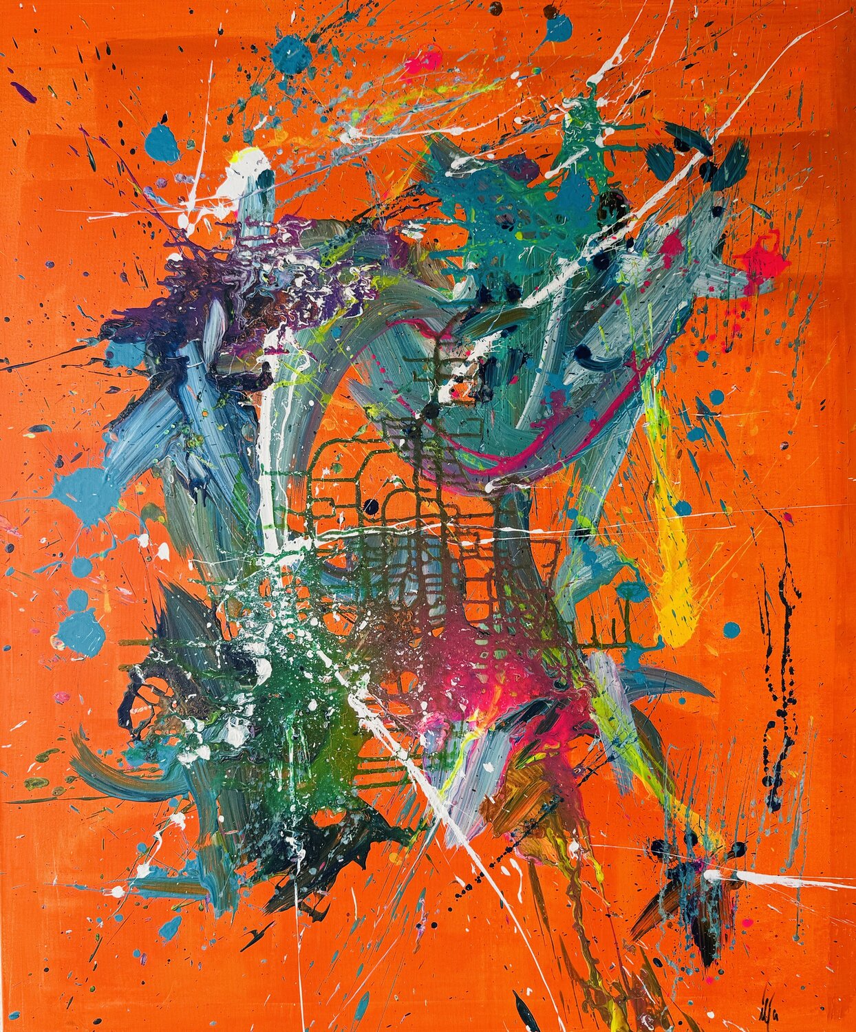 Style COMBO Ilja Freer Original painting for sale