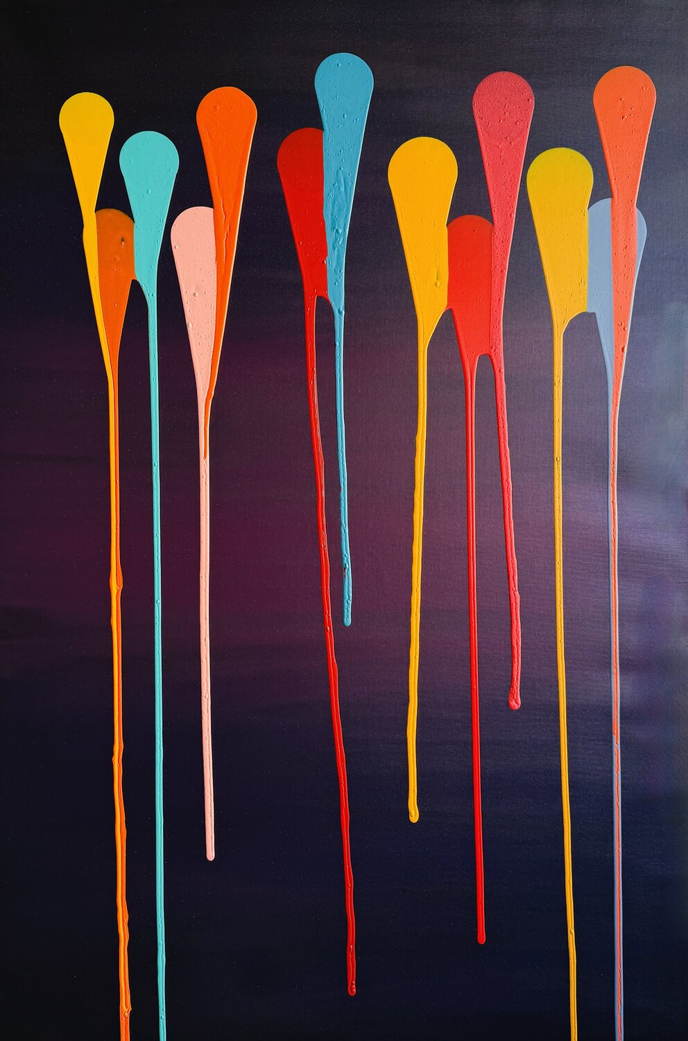 Running XXXV Ilja Freer Original painting for sale