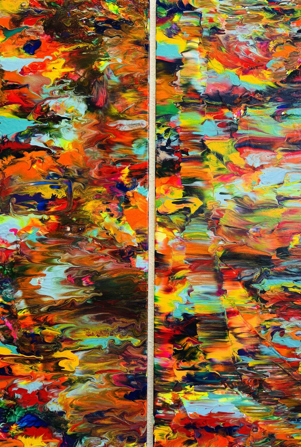 Reflection in the water Ilja Freer Original painting for sale