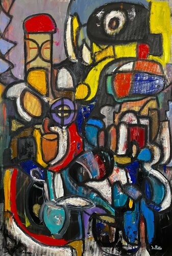 LunaPark by Federico Pinto Schmid, Painting for Sale on Select