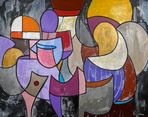 Lounge by Federico Pinto Schmid, Painting for Sale on Select