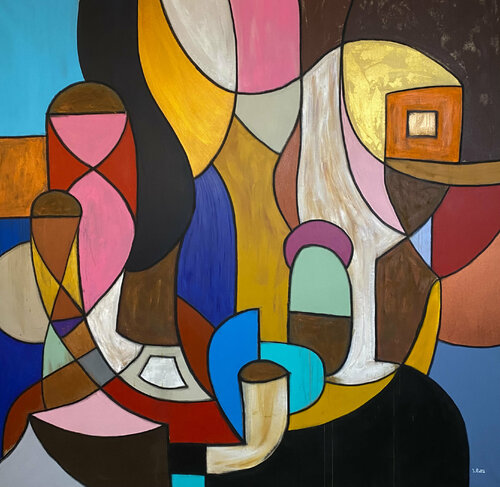 Clessidra 2 by Federico Pinto Schmid, Painting for Sale on Select