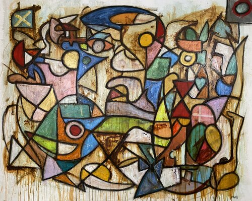 Cassiopea by Federico Pinto Schmid, Painting for Sale on Select