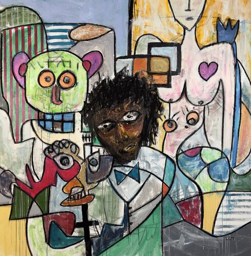 Le nefandezze del predicatore by Federico Pinto Schmid, Painting for Sale on Select