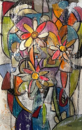 Freesia by Federico Pinto Schmid, Painting for Sale on Select