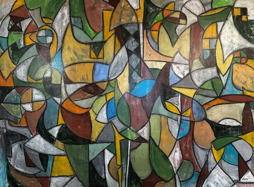 Kaki by Federico Pinto Schmid, Painting for Sale on Select