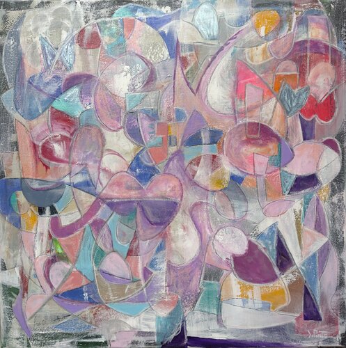 Pink Lady by Federico Pinto Schmid, Painting for Sale on Select