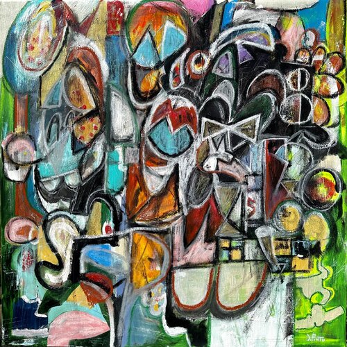 Fibrillazione by Federico Pinto Schmid, Painting for Sale on Select