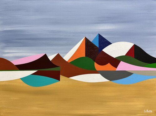 Atlante by Federico Pinto Schmid, Painting for Sale on Select