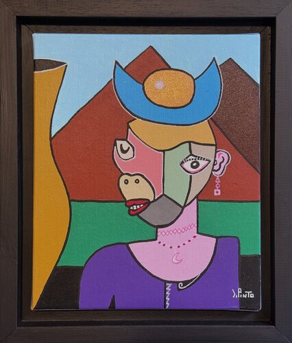 Una piccola Cleo by Federico Pinto Schmid, Painting for Sale on Select