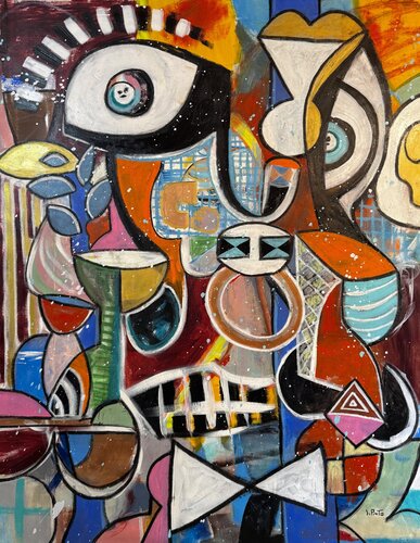 The last Oracle by Federico Pinto Schmid, Painting for Sale on Select