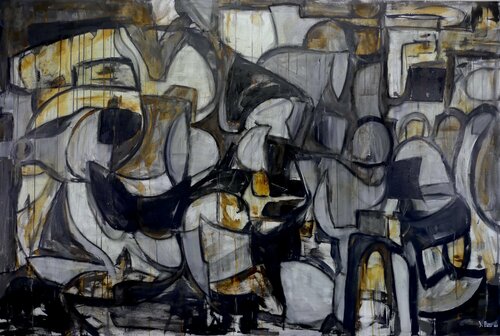 Iron by Federico Pinto Schmid, Painting for Sale on Select