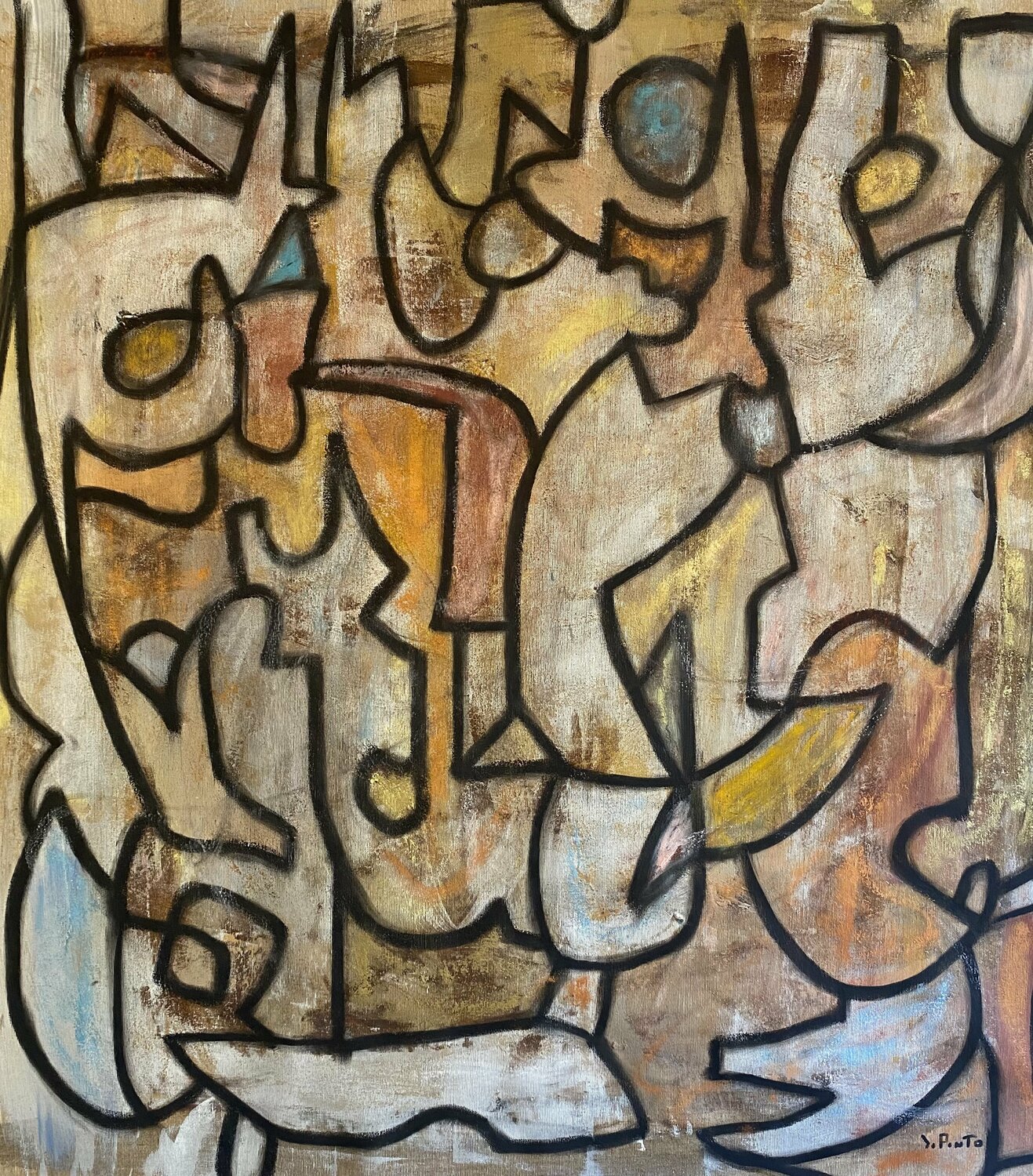 Caverna Federico Pinto Schmid Original painting for sale