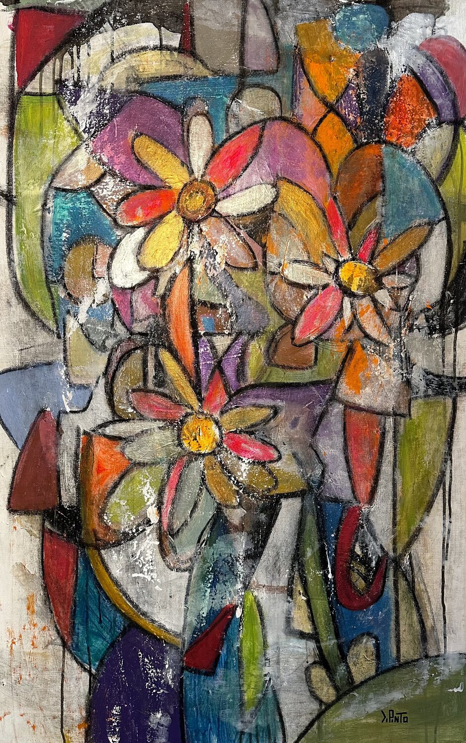 Freesia Federico Pinto Schmid Original painting for sale