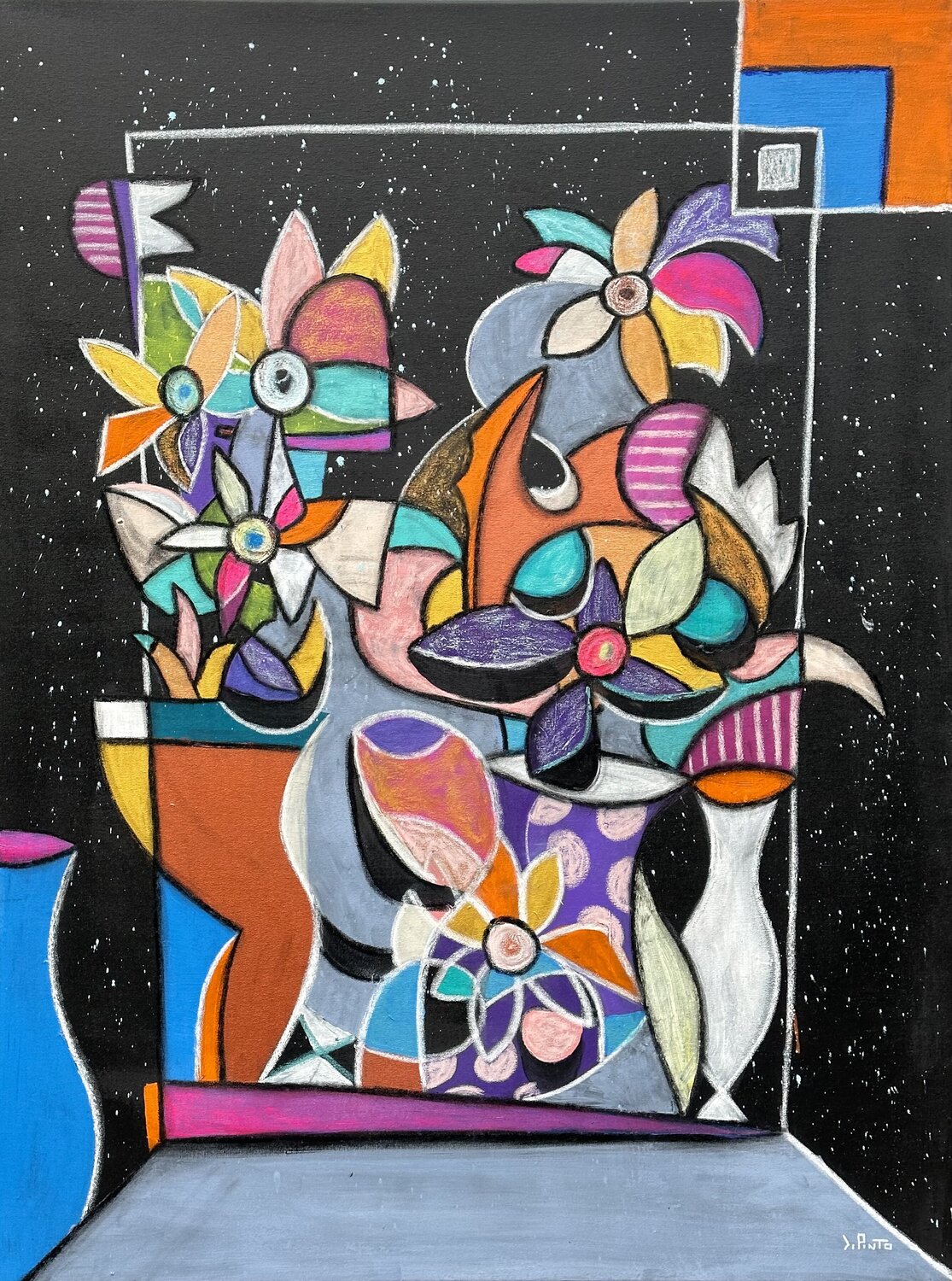 Gelsomino di notte Federico Pinto Schmid Original painting for sale