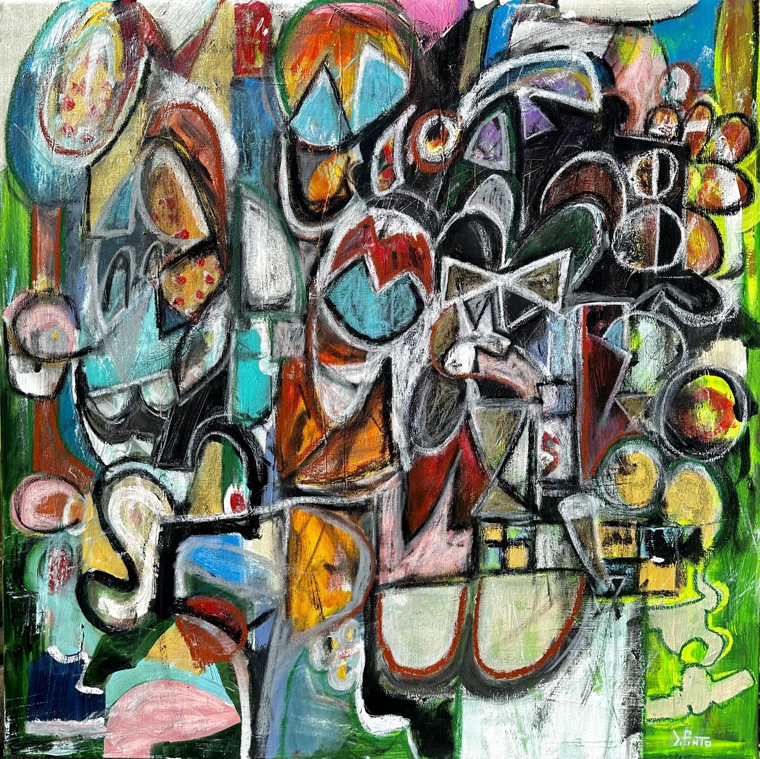 Fibrillazione Federico Pinto Schmid Original painting for sale