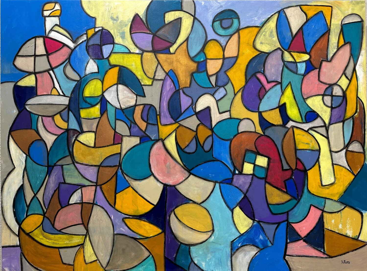 Polynesia Federico Pinto Schmid Original painting for sale